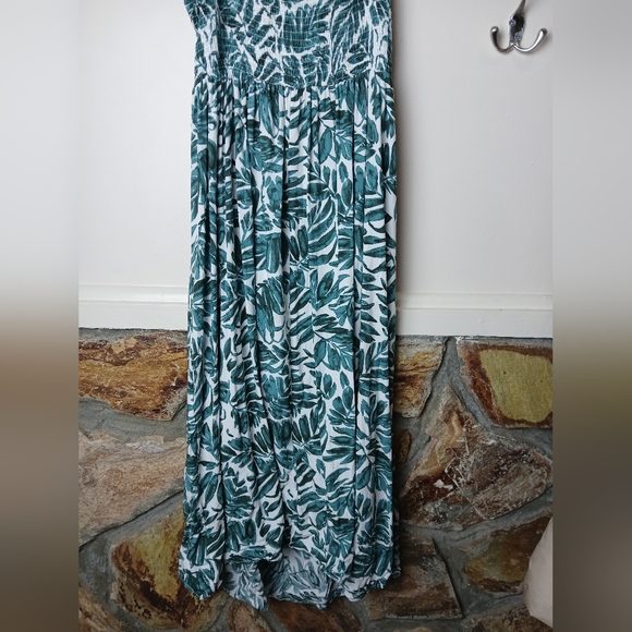 Boho High Waist Tropical Print cut out Summer Twist Front Backless dress - Picture 7 of 9